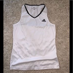 white Adidas sports tank top!